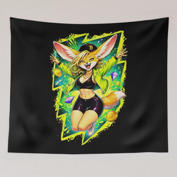 Item preview, Fennec Fox Cryptocurrency Investor designed and sold by CalyZOam99.