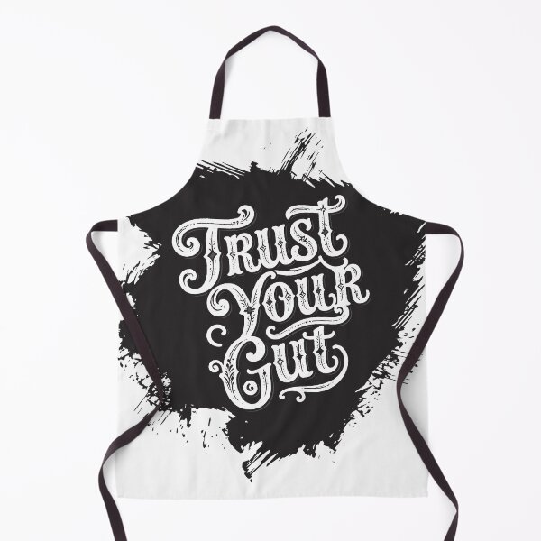 Item preview, Trust Your Gut - White on Black designed and sold by LisaMise.