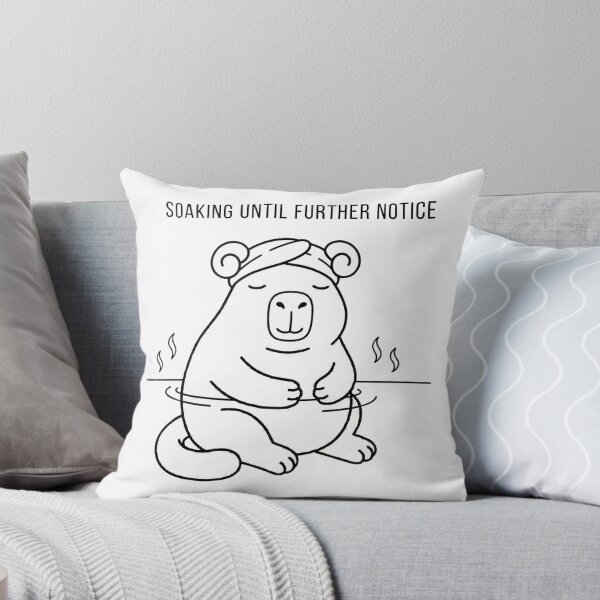 Item preview, Soaking Until Further Notice — Deadpan Capybara Hot Spring Funny Gift designed and sold by DeadpanPaws.