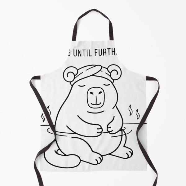 Item preview, Soaking Until Further Notice — Deadpan Capybara Hot Spring Funny Gift designed and sold by DeadpanPaws.