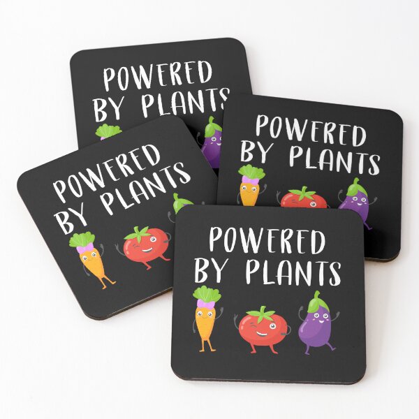 Item preview, Powered By Plants Vegan Vegetable Lover designed and sold by teeperfect.