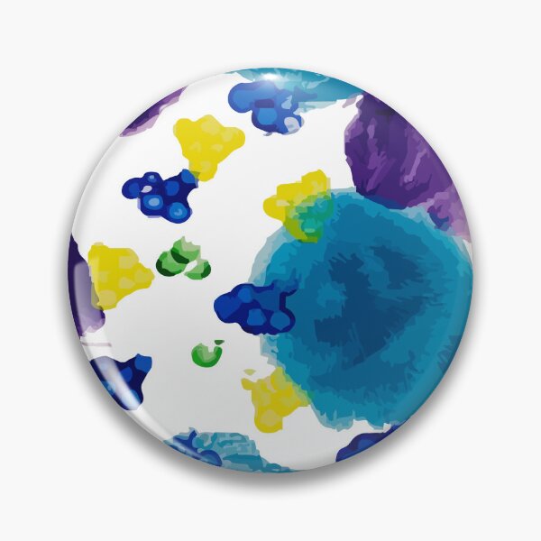 Item preview, Midnight Bloom Abstract Pattern – Blue & Purple Floral Art designed and sold by SarkisovaNune.