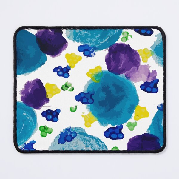 Item preview, Midnight Bloom Abstract Pattern – Blue & Purple Floral Art designed and sold by SarkisovaNune.
