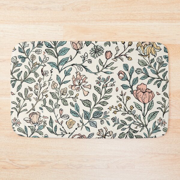 Item preview, Vintage Pastel Botanical Floral Pattern designed and sold by NuvoraNest.