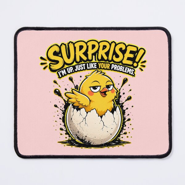 Item preview, Sarcastic Hatching Chick Anxiety Humor Gift designed and sold by Gentlestate.