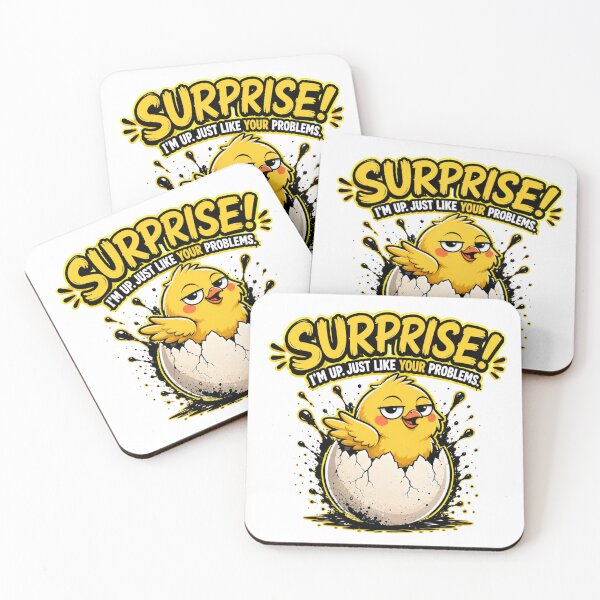 Item preview, Sarcastic Hatching Chick Anxiety Humor Gift designed and sold by Gentlestate.