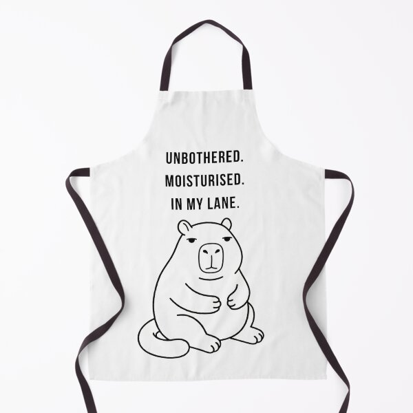 Item preview, Unbothered Moisturised In My Lane — Funny Capybara Deadpan Sarcastic Gift designed and sold by DeadpanPaws.