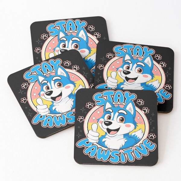 Item preview, Stay Pawsitive Husky Dog Lover Pet Owner Positive Message designed and sold by CalyZOam99.