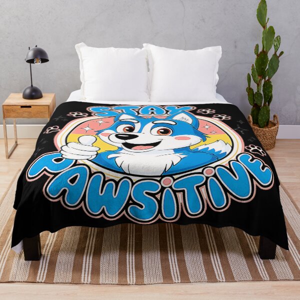 Item preview, Stay Pawsitive Husky Dog Lover Pet Owner Positive Message designed and sold by CalyZOam99.