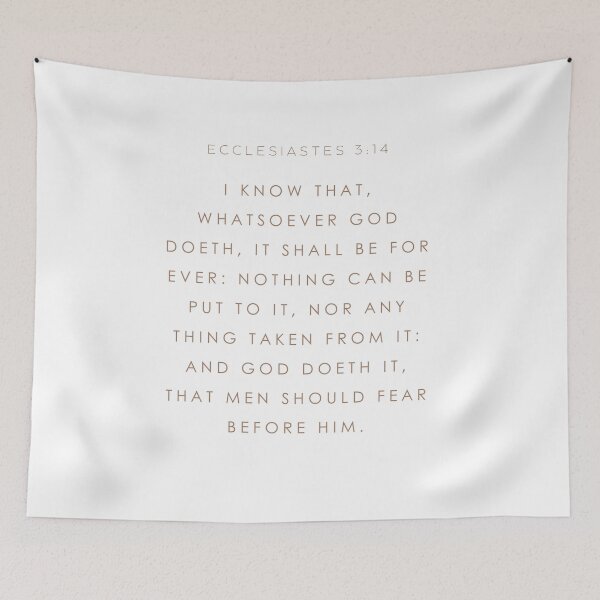 Item preview, Ecclesiastes 3:14 designed and sold by Undonemadenew.