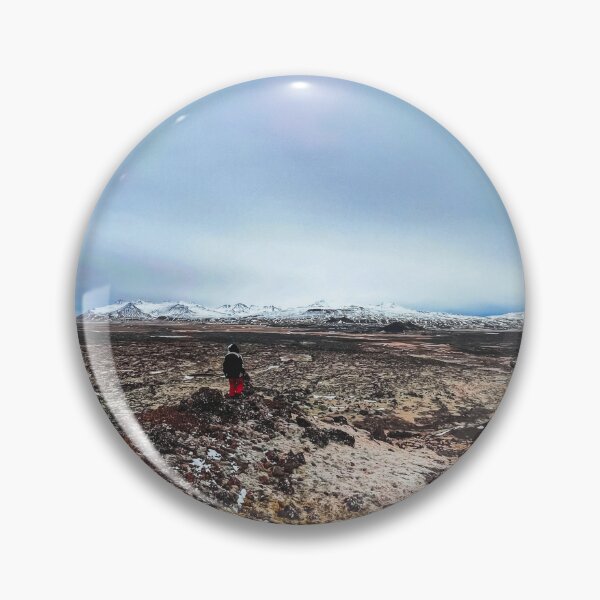 Item preview, The Lone Explorer - Nordic Wilderness and Snowy Mountains⁠ designed and sold by GervaLTZS.