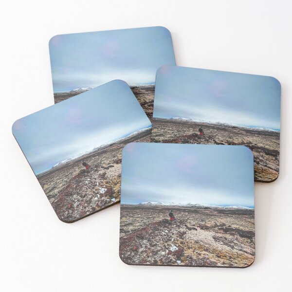 Item preview, The Lone Explorer - Nordic Wilderness and Snowy Mountains⁠ designed and sold by GervaLTZS.