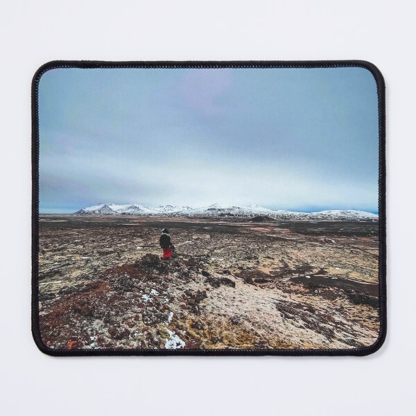 Item preview, The Lone Explorer - Nordic Wilderness and Snowy Mountains designed and sold by GervaLTZS.