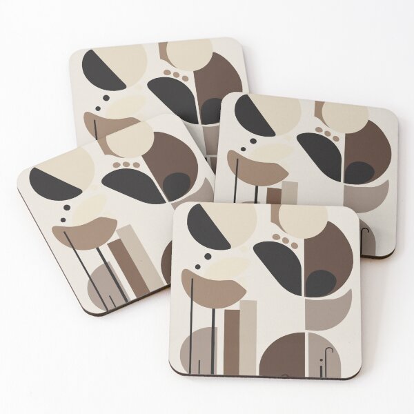 Item preview, Geometric Arches Sand Dunes Cream Print designed and sold by EnmarcArt.