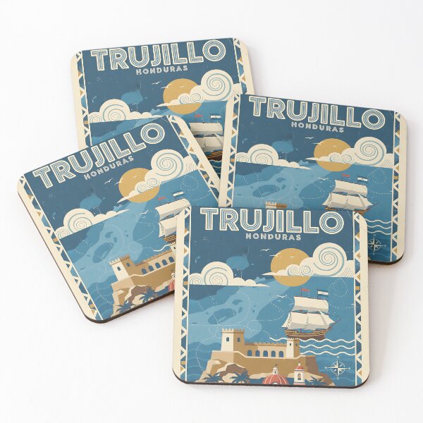 Item preview, Trujillo Honduras 1950s Vintage Travel Tourism designed and sold by TravelersGems.