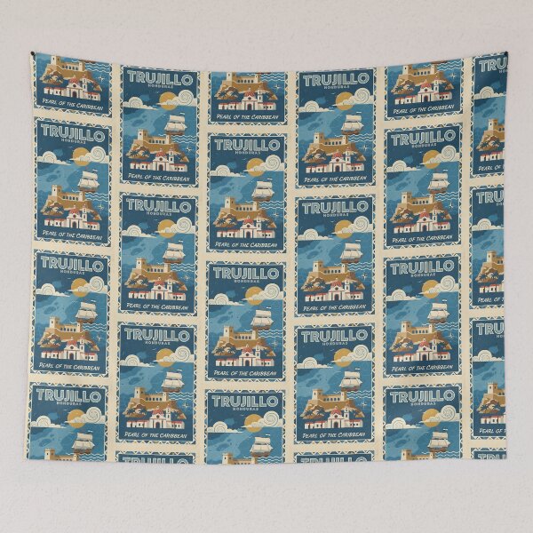 Item preview, Trujillo Honduras 1950s Vintage Travel Tourism designed and sold by TravelersGems.