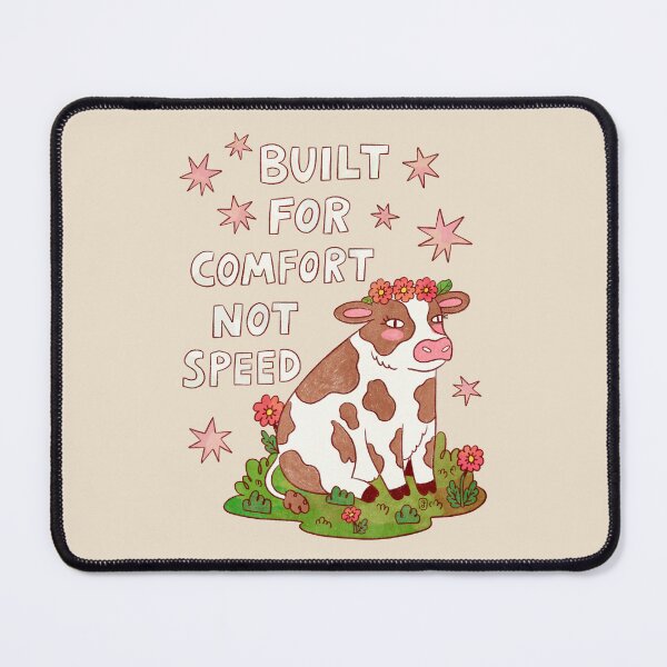 Item preview, Built For Comfort Not Speed Funny Sarcastic Cow Quote designed and sold by Itouchedabee.