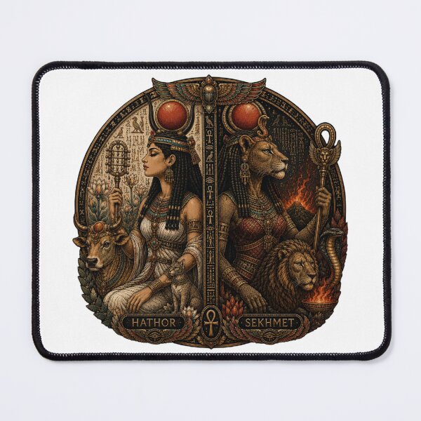 Item preview, Hathor & Sekhmet — Two Faces of the Same Goddess | History Shapers Series designed and sold by Tinylegends.