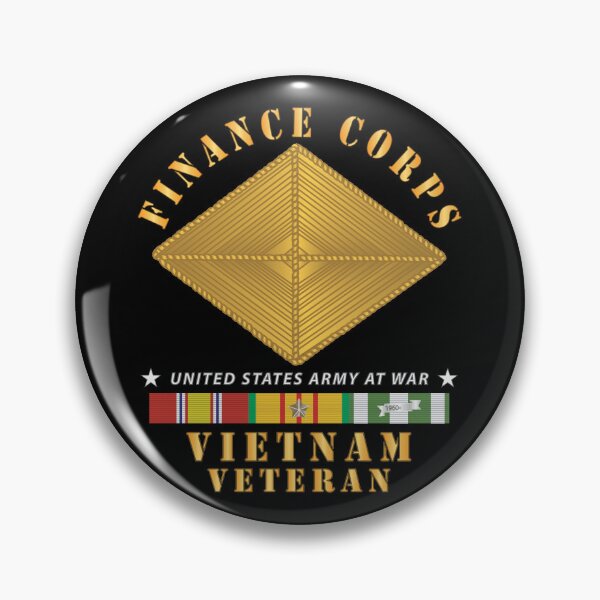 Item preview, Army - Finance Corps - Vietnam Vet w VN SVC X300 designed and sold by Military Insignia Products.