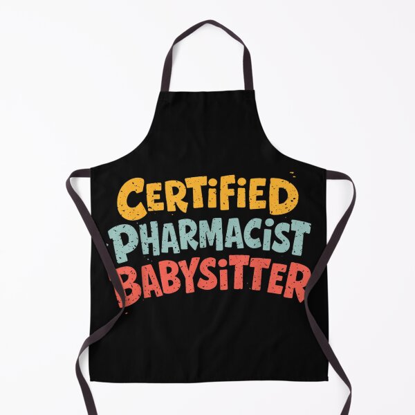 Item preview, Vintage Certified Pharmacist Babysitter Funny Pharmacy Technician Profession Typography Gift designed and sold by GalenoHenley.