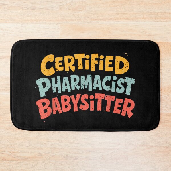 Item preview, Vintage Certified Pharmacist Babysitter Funny Pharmacy Technician Profession Typography Gift designed and sold by GalenoHenley.