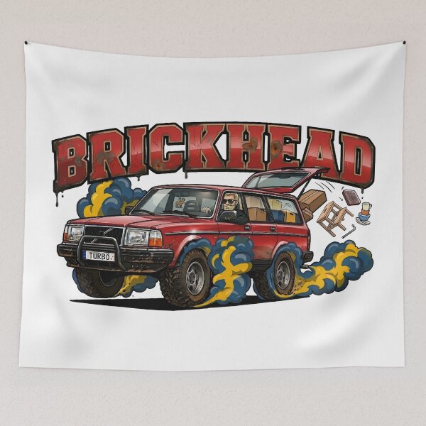 Item preview, Brickhead - Red designed and sold by humanmetronome.