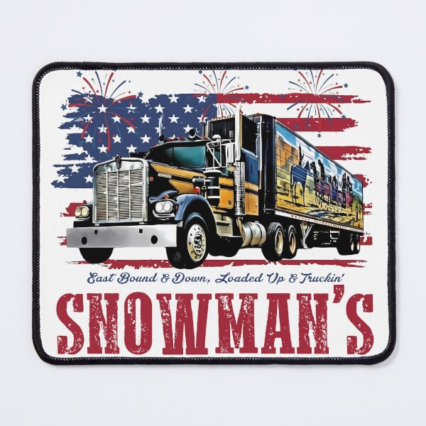 Item preview, Happy 4th of July Snowman's Smokeyy and The Bandit designed and sold by Cardinsardina.
