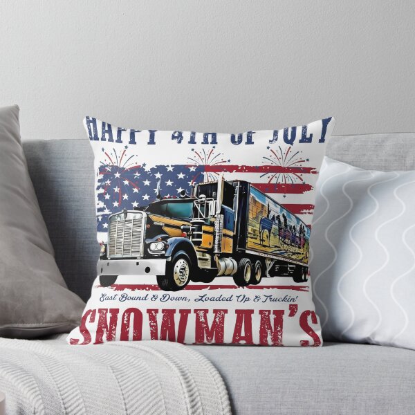 Item preview, Happy 4th of July Snowman's Smokeyy and The Bandit designed and sold by Cardinsardina.