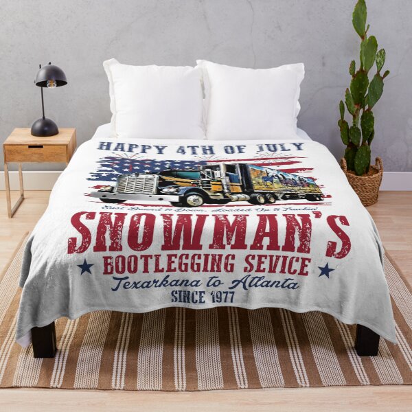 Item preview, Happy 4th of July Snowman's Smokeyy and The Bandit designed and sold by Cardinsardina.