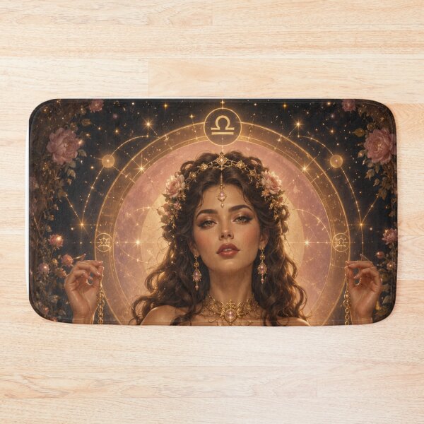 Item preview, Libra Zodiac Maiden | Cottagecore Astrology Goddess Art Print | Celestial Balance designed and sold by MissSaylor.