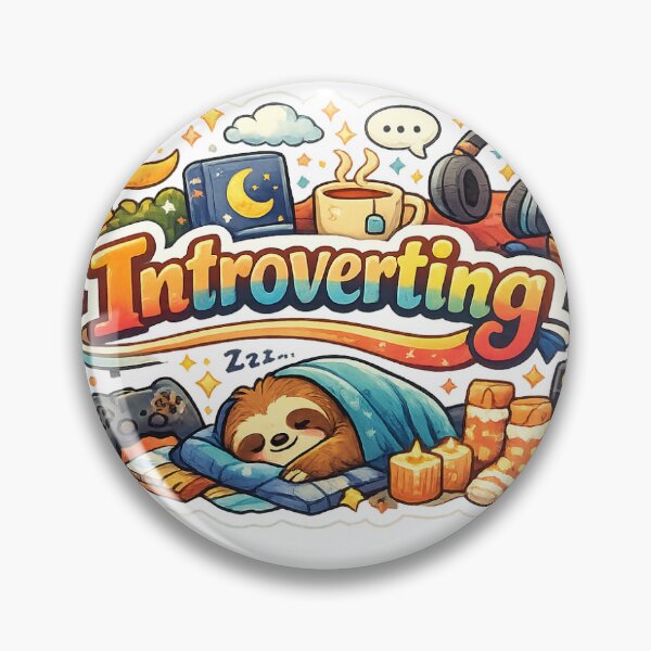 Item preview, Introverting Sticker designed and sold by CGWebsolutions.