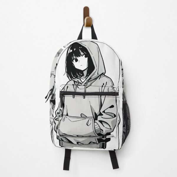Item preview, Fashion - Man in Grey Hoodie Hood Up Streetwear Anime designed and sold by AnimeShin.