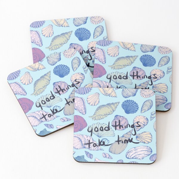 Item preview, Good things take time beach quote designed and sold by BeesBarn.