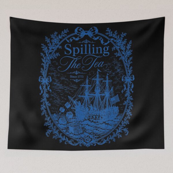 Item preview, Vintage Spilling The Tea Since 1773 Boston Tea Party History designed and sold by GalenoHenley.
