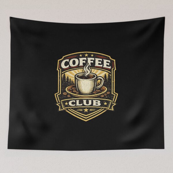 Item preview, Coffee Club Vintage designed and sold by ubeyeart.