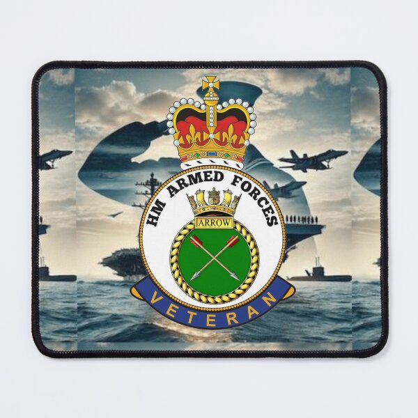 Item preview, HMS Arrow Royal Navy HM Armed Forces Veteran designed and sold by Bootneckstore.