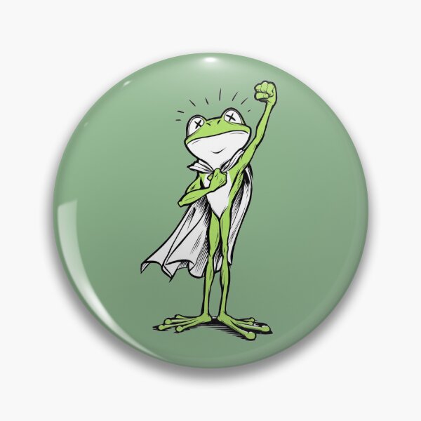 Item preview, Funny Frog Superhero Shirt - Hero Cape Green Frog Gift designed and sold by PixelQ.
