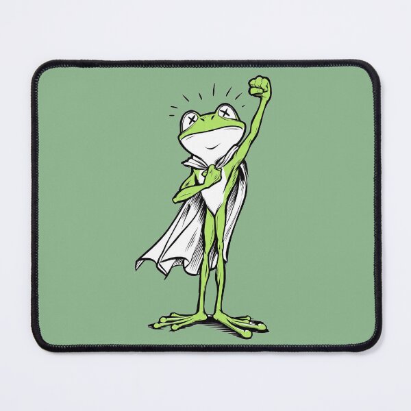 Item preview, Funny Frog Superhero Shirt - Hero Cape Green Frog Gift designed and sold by PixelQ.
