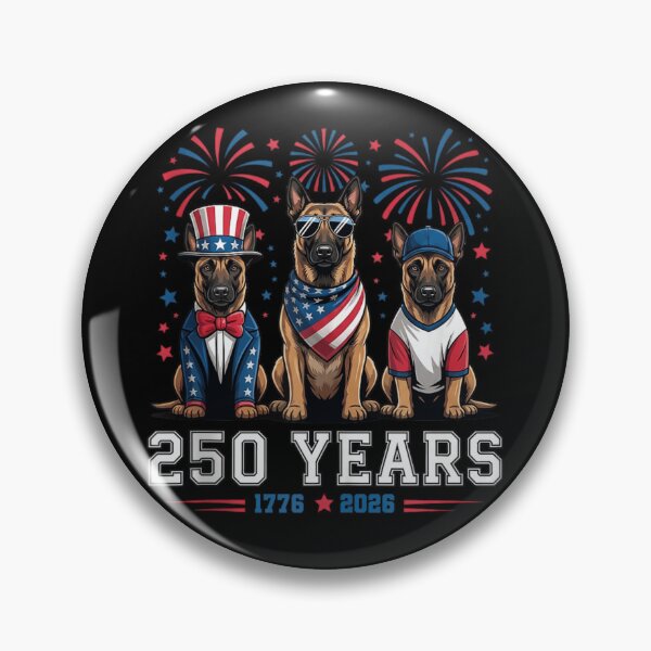 Item preview, Patriotic 250 Years 1776 To 2026 American German Shepherd Fireworks designed and sold by GalenoHenley.