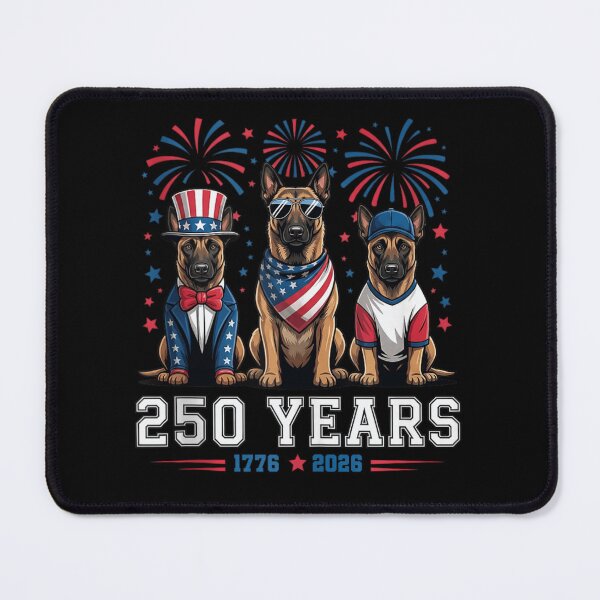 Item preview, Patriotic 250 Years 1776 To 2026 American German Shepherd Fireworks designed and sold by GalenoHenley.
