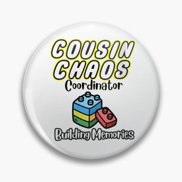 Item preview, Cute Cousin Chaos Coordinator Building Memories Retro Toy Blocks Family Vacation designed and sold by GalenoHenley.