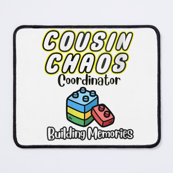 Item preview, Cute Cousin Chaos Coordinator Building Memories Retro Toy Blocks Family Vacation designed and sold by GalenoHenley.