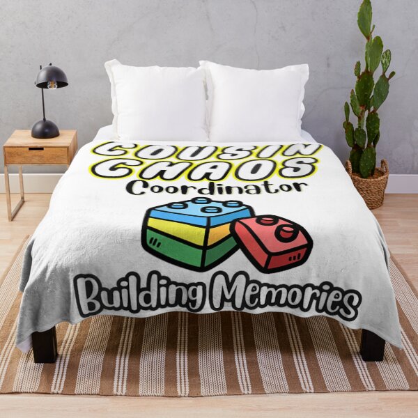 Item preview, Cute Cousin Chaos Coordinator Building Memories Retro Toy Blocks Family Vacation designed and sold by GalenoHenley.