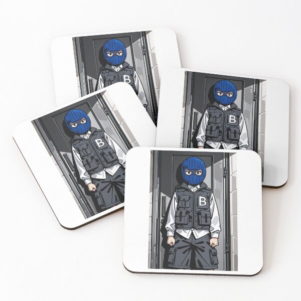 Item preview, Fashion - Man in Grey Puffer Vest Balaclava Cargo Streetwear Anime Variant 2 designed and sold by AnimeShin.