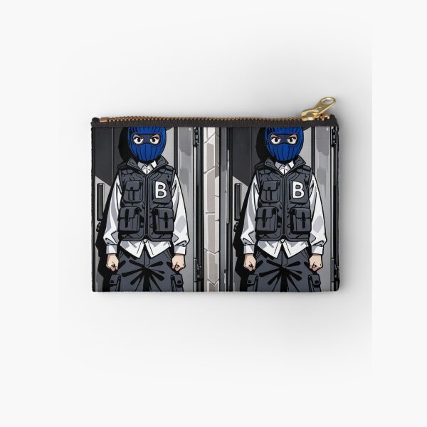 Item preview, Fashion - Man in Grey Puffer Vest Balaclava Cargo Streetwear Anime Variant 2 designed and sold by AnimeShin.