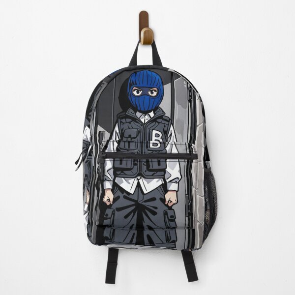 Item preview, Fashion - Man in Grey Puffer Vest Balaclava Cargo Streetwear Anime Variant 2 designed and sold by AnimeShin.