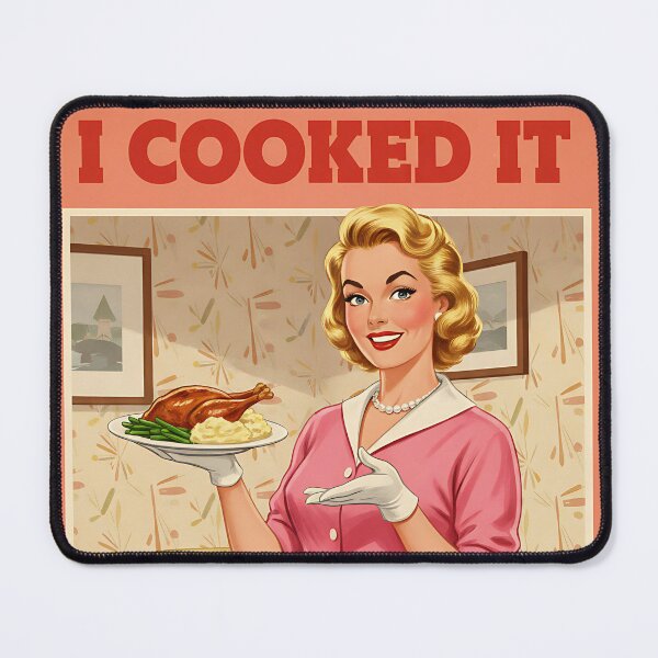 Item preview, Funny Vintage I Cooked It So You Better Like It Retro Sarcastic Kitchen Gift designed and sold by Retro-Anime9.