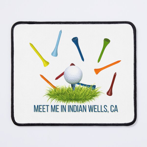 Item preview, Gift for a Golfer, Gift for a Golf Fan, Gift for a Golf Lover.  Meet Me in Indian Wells, CA designed and sold by ShrimpAndGrits.