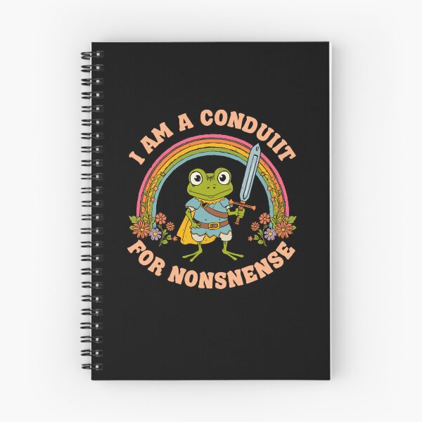 Item preview, I Am A Conduit For Nonsnsense Funny Fantasy Frog Gamer designed and sold by RetroMini2026.