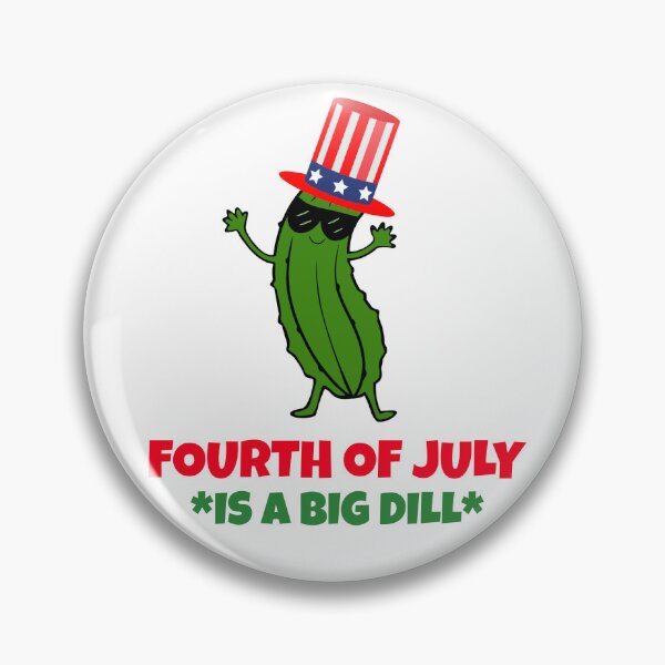 Item preview, Fourth Of July Dill Pickle designed and sold by Sartoris Art.